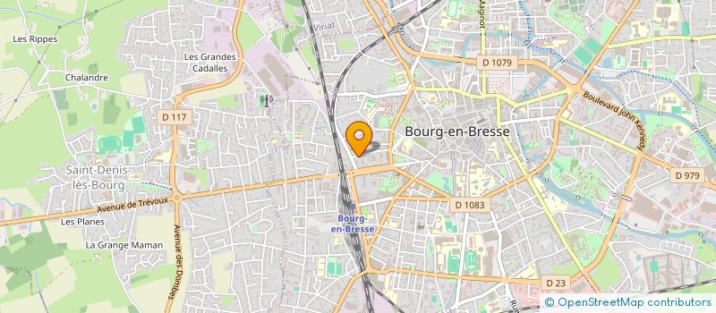 localisation de l'entreprise COPROPRIETE LES CITADELLES à BOURG-EN-BRESSE