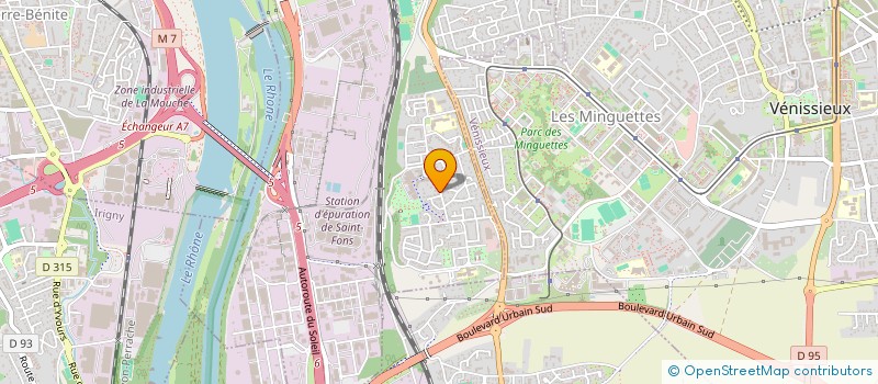 localisation de l'entreprise COPROPRIETE LES CLOCHETTES  SAINT-FONS