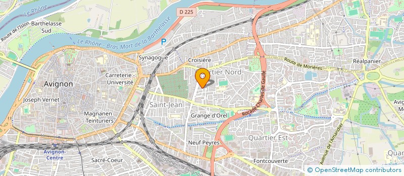 localisation de l'entreprise COPROPRIETE LES COLOMBES  AVIGNON