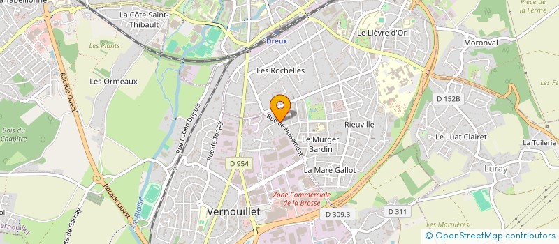 localisation de l'entreprise COPROPRIETE LES CORBIERES à DREUX