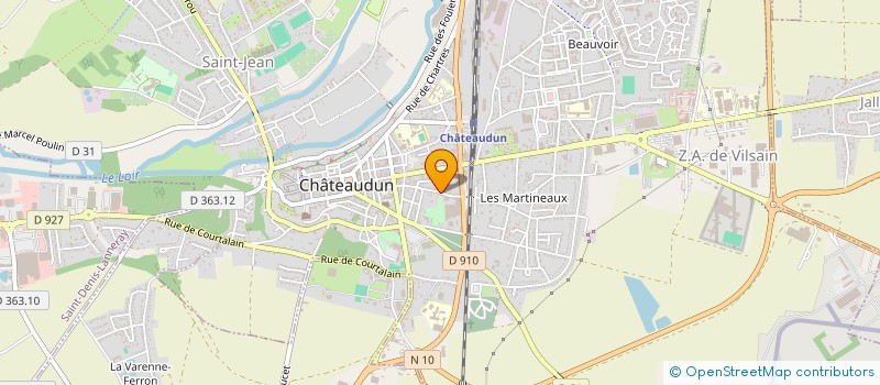localisation de l'entreprise COPROPRIETE LES CORDELIERES à CHATEAUDUN
