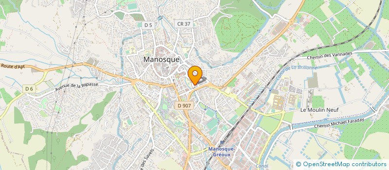 localisation de l'entreprise COPROPRIETE LES COUQUIERES à MANOSQUE