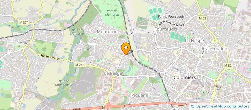 localisation de l'entreprise COPROPRIETE LES EGLANTIERS à COLOMIERS