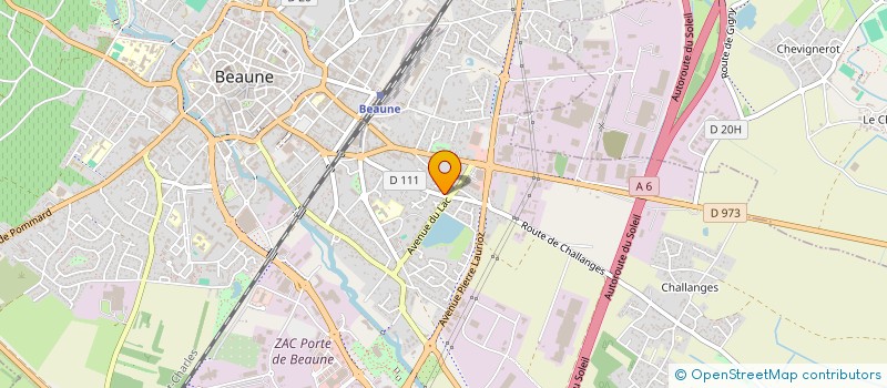 localisation de l'entreprise COPROPRIETE LES EPINOTTES à BEAUNE