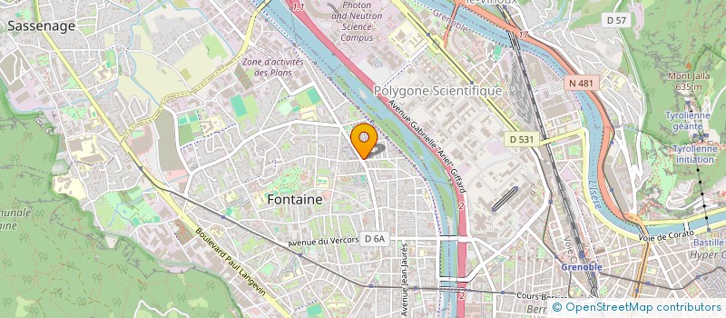 localisation de l'entreprise COPROPRIETE LES ERABLES  FONTAINE