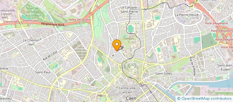 localisation de l'entreprise COPROPRIETE LES ERUDITS à CAEN
