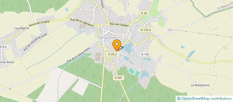 localisation de l'entreprise COPROPRIETE LES EVES à SENONCHES