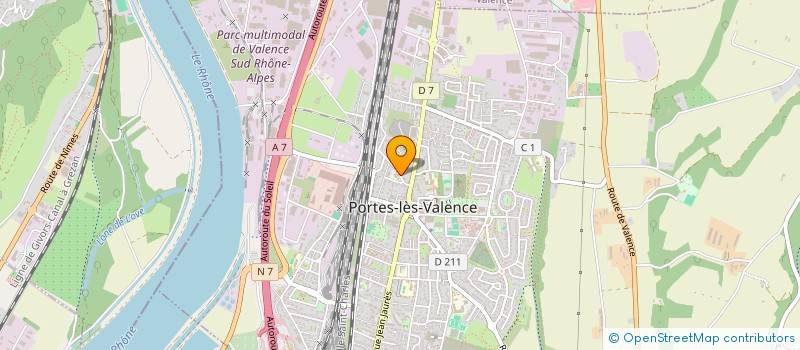 localisation de l'entreprise COPROPRIETE LES FAISANS N 1  PORTES-LES-VALENCE