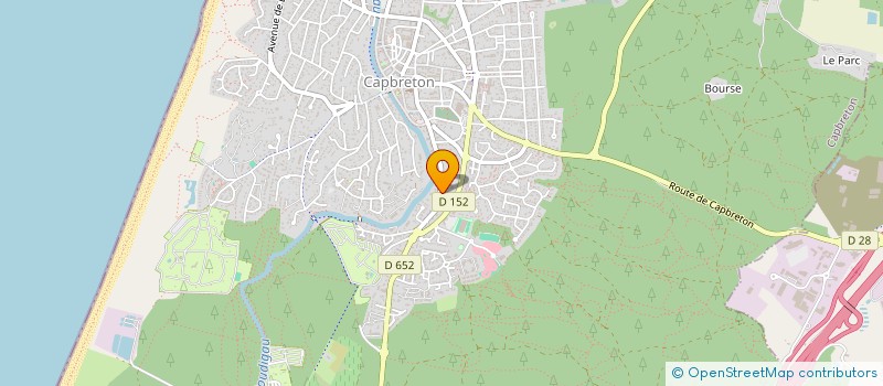 localisation de l'entreprise COPROPRIETE LES FLEURS DE PINS  CAPBRETON