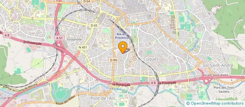 localisation de l'entreprise COPROPRIETE LES GEMEAUX à AIX-EN-PROVENCE