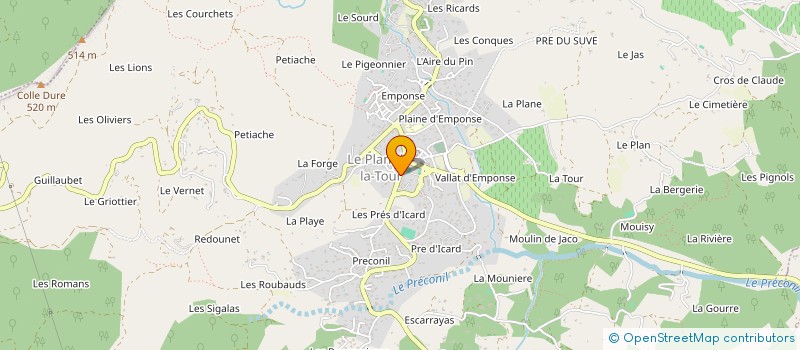 localisation de l'entreprise COPROPRIETE LES GIRELLES à SAINTE-MAXIME