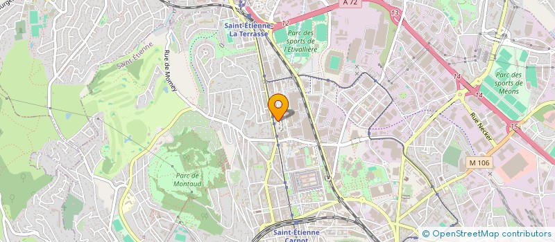 localisation de l'entreprise COPROPRIETE LES GLENANS  SAINT-ETIENNE