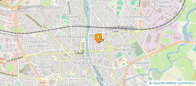 localisation de l'entreprise COPROPRIETE LES GLYCINES à LAVAL