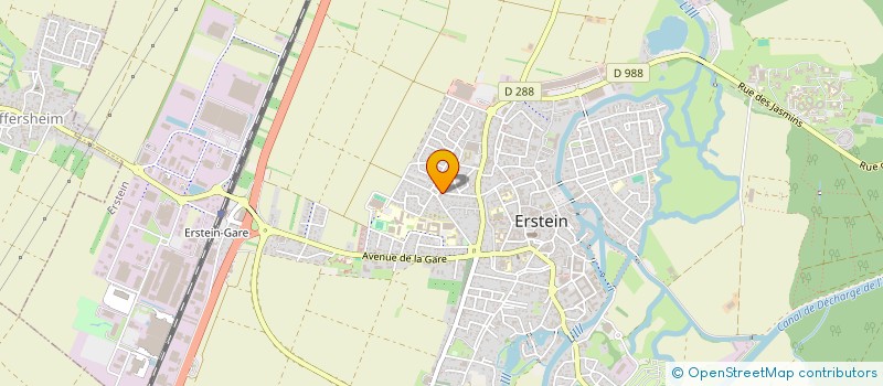 localisation de l'entreprise COPROPRIETE LES GLYCINES  ERSTEIN