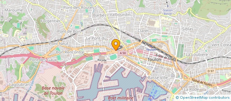 localisation de l'entreprise COPROPRIETE LES GOELANDS  TOULON