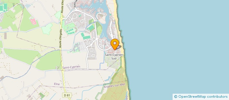 localisation de l'entreprise COPROPRIETE LES GOELETTES  SAINT-CYPRIEN