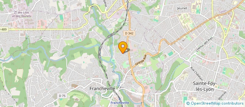 localisation de l'entreprise COPROPRIETE LES GRANDES TERRES  FRANCHEVILLE