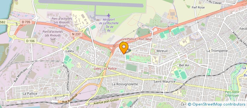 localisation de l'entreprise COPROPRIETE LES GUYARDES  LA ROCHELLE