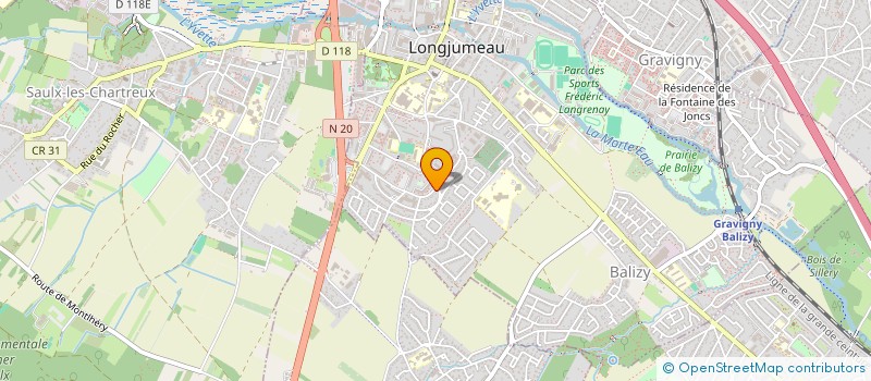localisation de l'entreprise COPROPRIETE LES HAUTS DE LONGJUMEAU à LONGJUMEAU