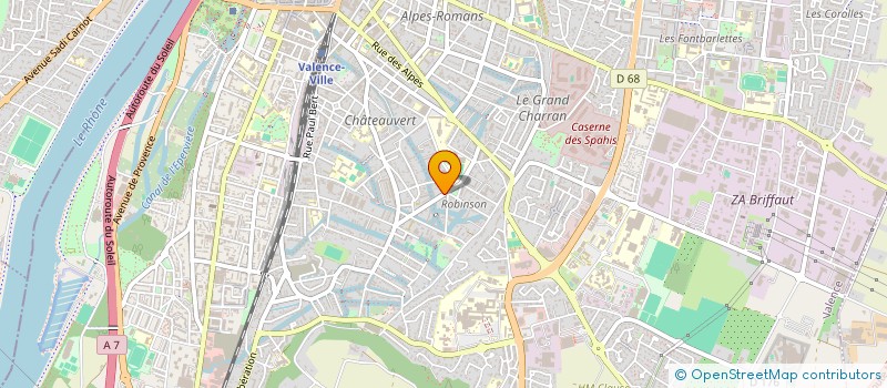 localisation de l'entreprise COPROPRIETE LES HEURES CLAIRES  VALENCE