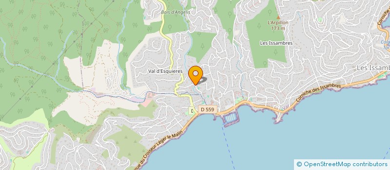 localisation de l'entreprise COPROPRIETE LES ISCLES  ROQUEBRUNE-SUR-ARGENS