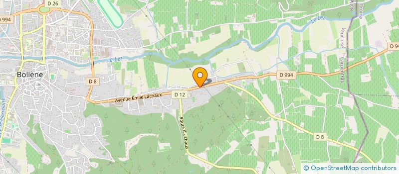 localisation de l'entreprise COPROPRIETE LES JARDINS  BOLLENE