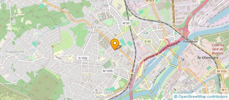 localisation de l'entreprise COPROPRIETE LES JARDINS  METZ