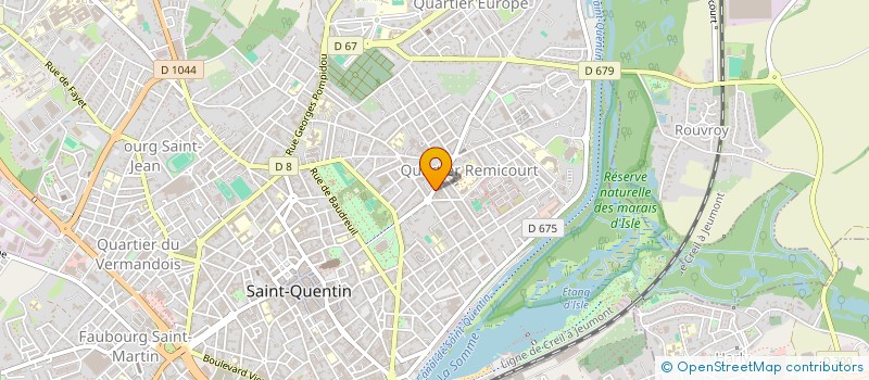 localisation de l'entreprise COPROPRIETE LES JARDINS DE CARINE à SAINT-QUENTIN