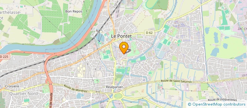 localisation de l'entreprise COPROPRIETE LES JARDINS DE FARGUES  LE PONTET