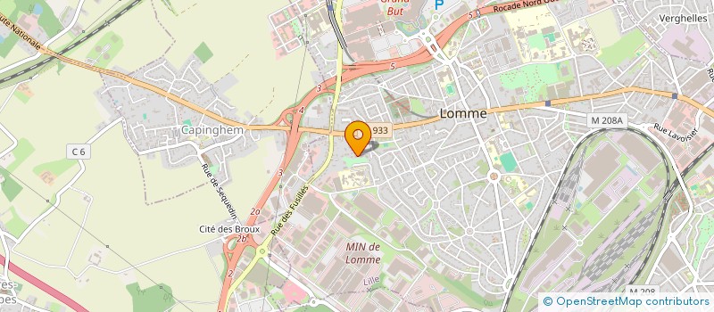 localisation de l'entreprise COPROPRIETE LES JARDINS DE LA PLEIADE à LILLE