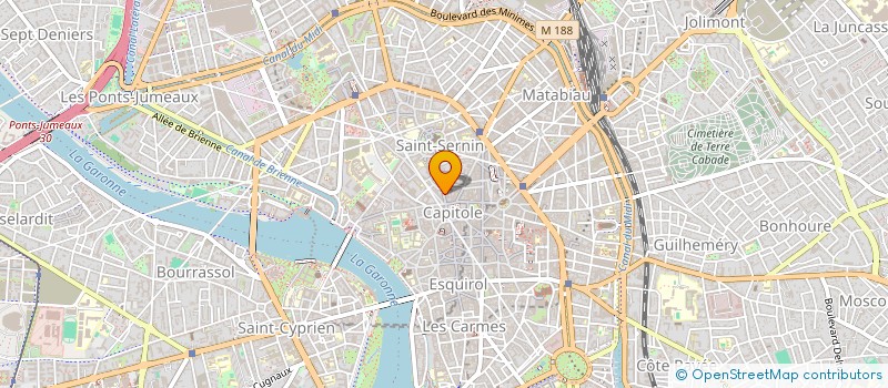 localisation de l'entreprise COPROPRIETE LES JARDINS DU PE à TOULOUSE