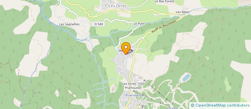 localisation de l'entreprise COPROPRIETE LES JARDINS DU REAL  EMBRUN