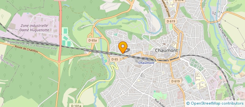 localisation de l'entreprise COPROPRIETE LES JASMINS à CHAUMONT