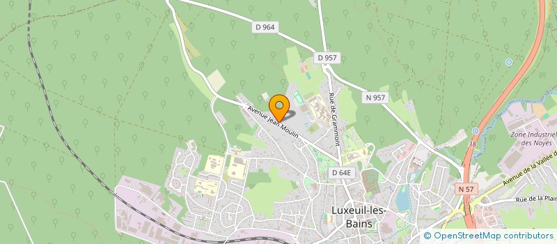 localisation de l'entreprise COPROPRIETE LES JONCHERES  LUXEUIL-LES-BAINS