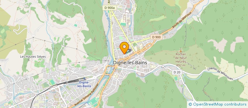 localisation de l'entreprise COPROPRIETE LES JONQUIERES à DIGNE-LES-BAINS