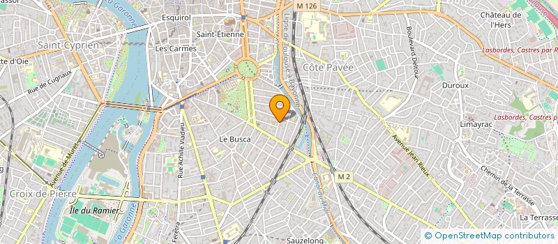 localisation de l'entreprise COPROPRIETE LES LILAS  TOULOUSE