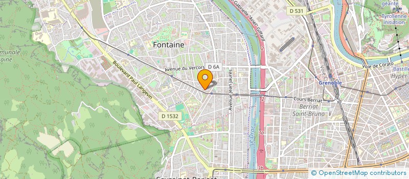 localisation de l'entreprise COPROPRIETE LES LISERONS  FONTAINE