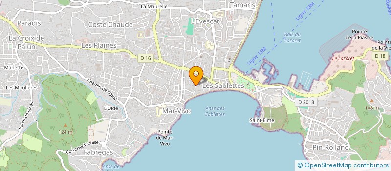 localisation de l'entreprise COPROPRIETE LES LOISIRS  LA SEYNE-SUR-MER