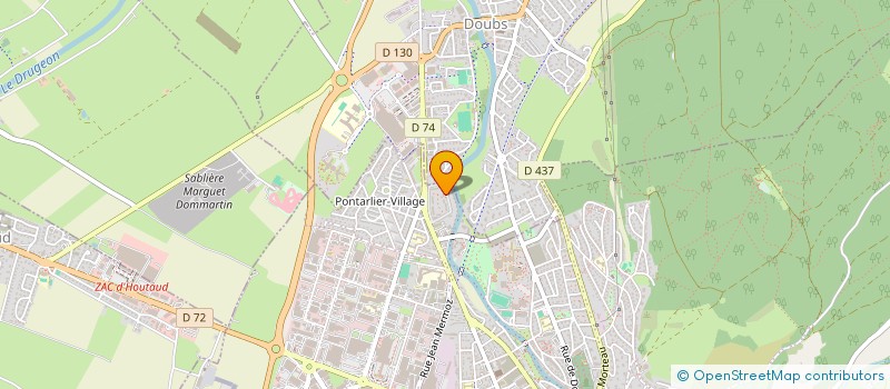 localisation de l'entreprise COPROPRIETE LES LONGENNES IV  PONTARLIER