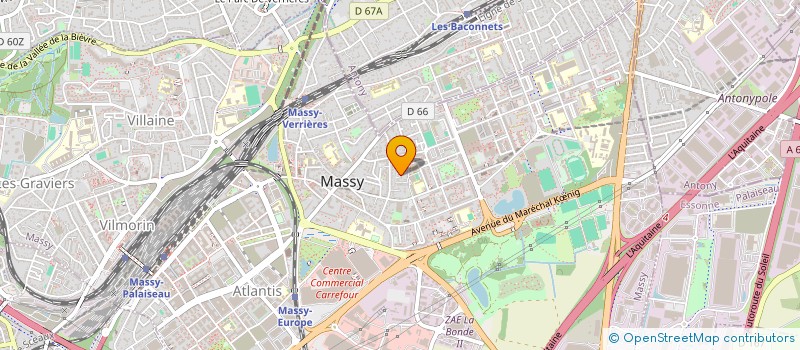 localisation de l'entreprise COPROPRIETE LES LONGUES RAIES à MASSY