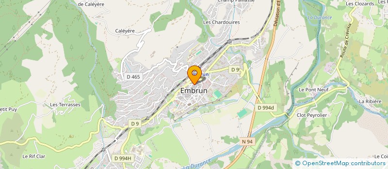 localisation de l'entreprise COPROPRIETE LES LYS  EMBRUN