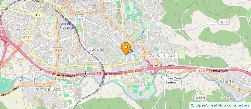 localisation de l'entreprise COPROPRIETE LES MARGUERITES à AIX-EN-PROVENCE
