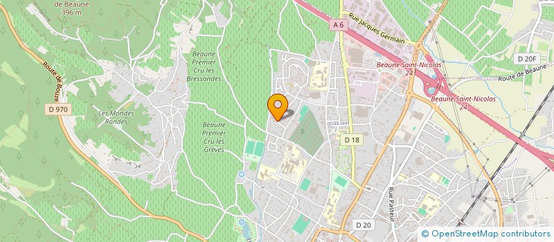 localisation de l'entreprise COPROPRIETE LES MARIAGES à BEAUNE