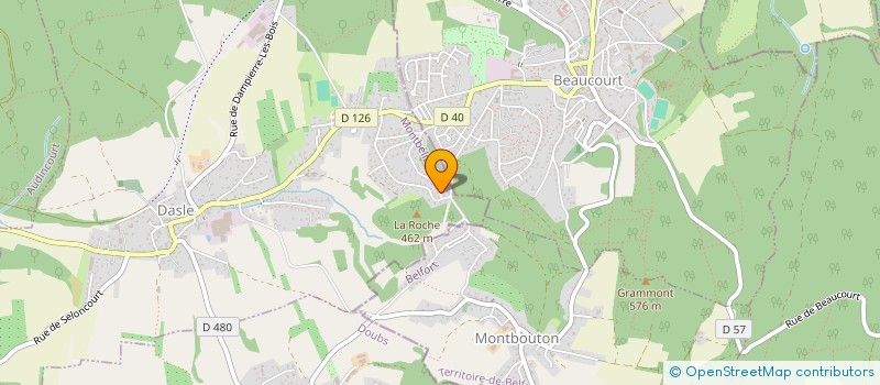 localisation de l'entreprise COPROPRIETE LES MARRONNIERS 1  DASLE