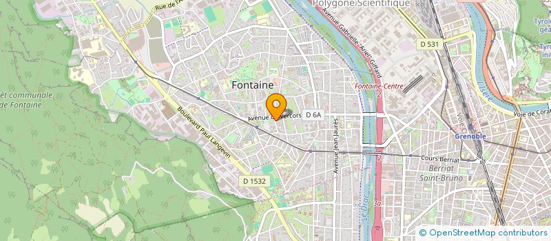 localisation de l'entreprise COPROPRIETE LES MARRONNIERS  FONTAINE