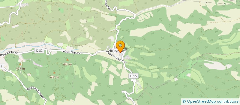 localisation de l'entreprise COPROPRIETE LES MAS DU à GREOUX-LES-BAINS