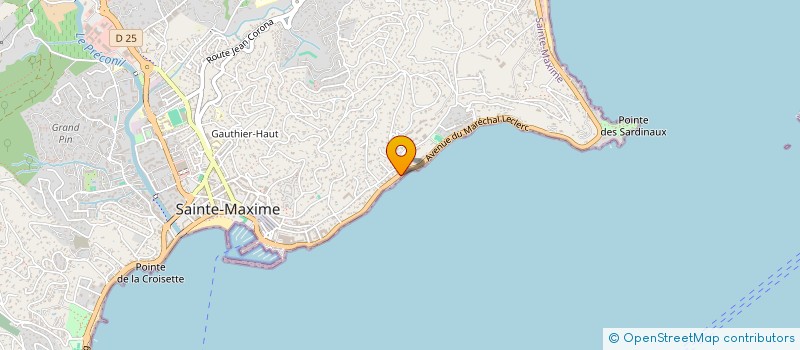 localisation de l'entreprise COPROPRIETE LES MIMOSAS à SAINTE-MAXIME