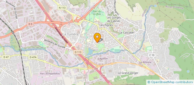 localisation de l'entreprise COPROPRIETE LES NYMPHEAS à VITROLLES