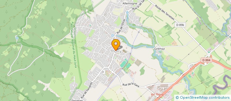 localisation de l'entreprise COPROPRIETE LES ORCHIDEES  THOIRY