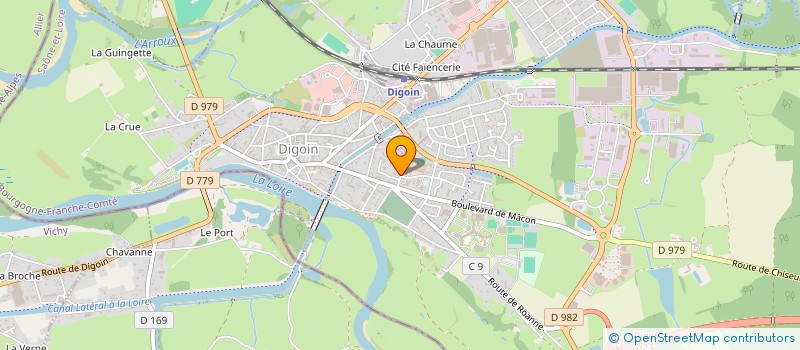 localisation de l'entreprise COPROPRIETE LES PINS  DIGOIN